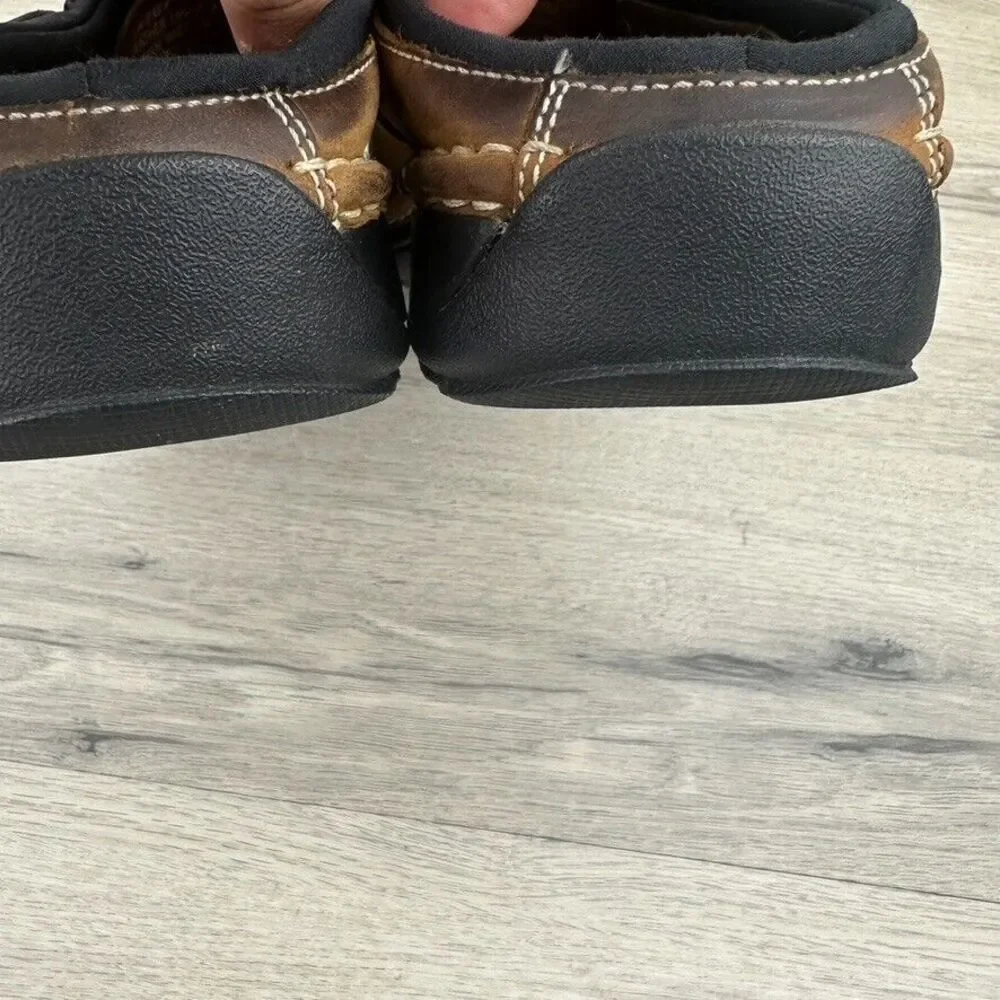 red wing slip on loafers mens 7.5 brown leather shoes‎